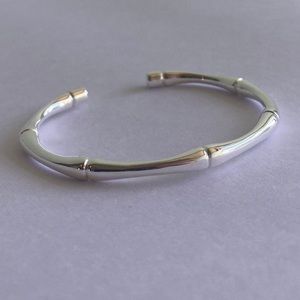 925 Silver Adjustable Bangle Bracelet